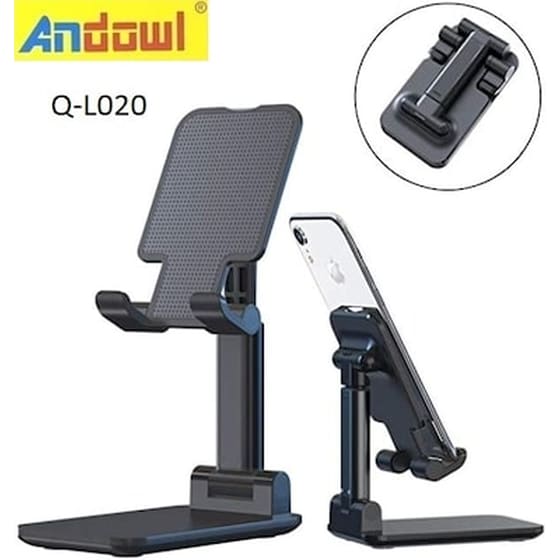 Βάση Στήριξης Επιτραπέζια Andowl Q-l020 Αναδιπλούμενη - Μαύρο image 0