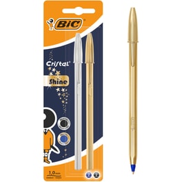 Στυλό Διαρκείας Bic Cristal Celebrate (2 Τεμάχια)