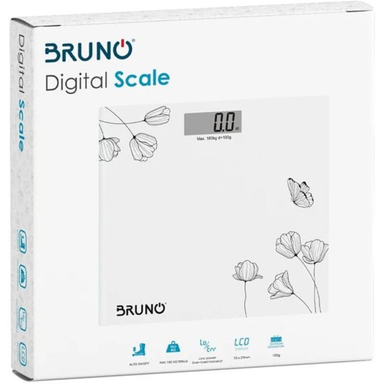 Ψηφιακή Ζυγαριά Σώματος Bruno BRN-0055 Λευκό image 1