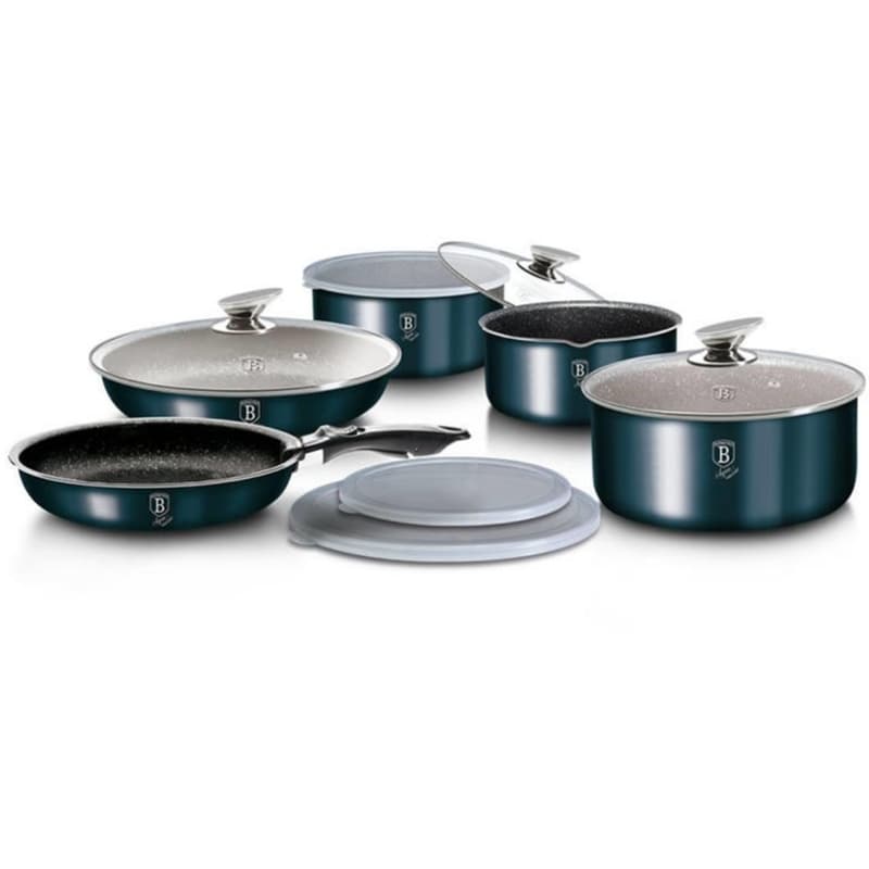 BERLINGER HAUS Σετ Μαγειρικά Σκεύη BERLINGER BH-6101 12 τμχ Μπλε