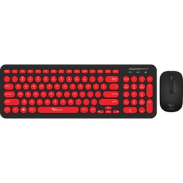 Alcatroz Jellybean A2000 Ασύρματο Σετ Πληκτρολόγιο & Ποντίκι Black/Red (US)