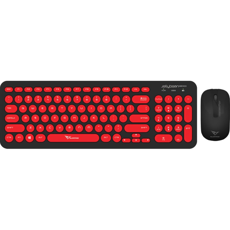 ALCATROZ Alcatroz Jellybean A2000 Ασύρματο Σετ Πληκτρολόγιο Ποντίκι Black/Red (US)