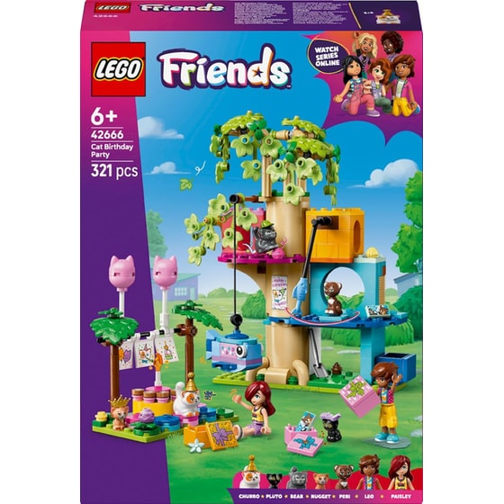 LEGO® Friends Cat Birthday Party & Tree House (42666) image 2