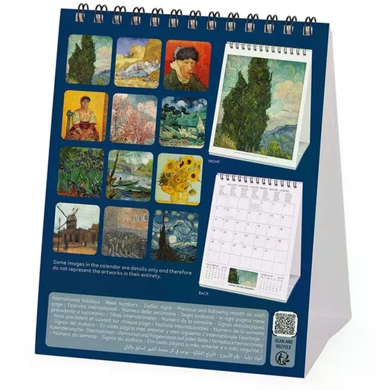 Ημερολόγιο Γραφείου Legami 2026 Van Gogh image 3