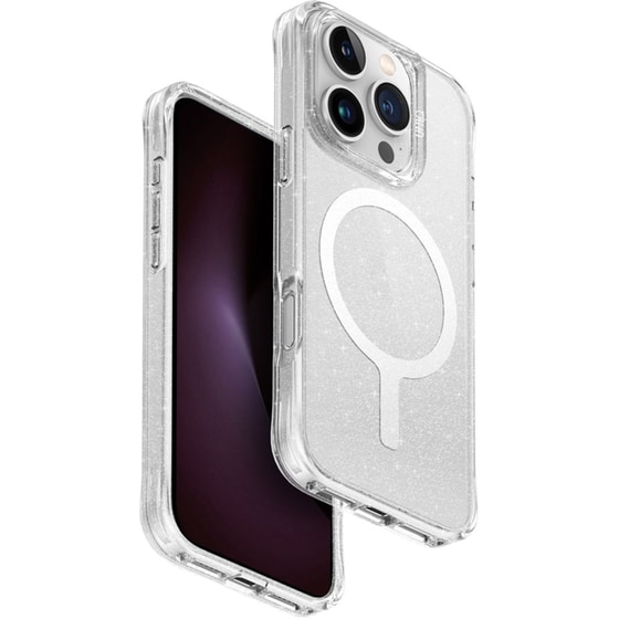 Θήκη Apple iPhone 16 Pro - Uniq LifePro Xtreme Tinsel Glitter Case - Clear image 1