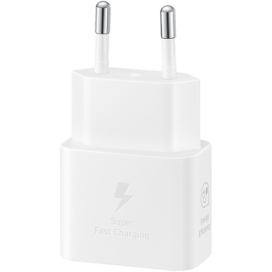 Φορτιστής Πρίζας Samsung Power Adapter USB-C 25W με Καλώδιο - Λευκό image 2
