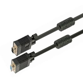 Καλώδιο VGA Cablexpert HD15M/HD15F Dual-Shielded Με 2 Ferrite 10m - Μαύρο