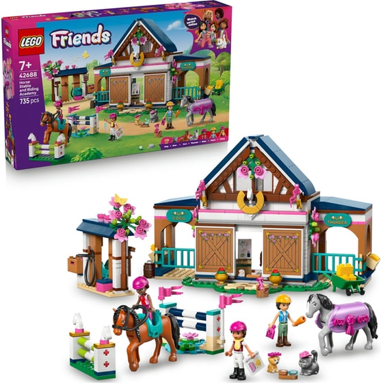 LEGO® Friends Στάβλος Αλόγων και Σχολή Ιππασίας (42688) image 6