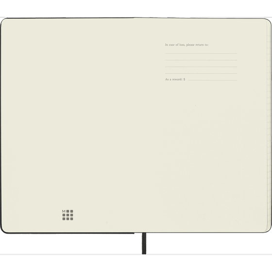 Ακαδημαϊκό Ημερολόγιο Ημερήσιο Moleskine 2024-25 18Μ Large Black Hard image 1