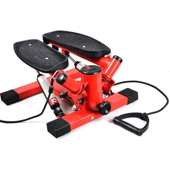 Mini Stepper Viking Twister 104134 Με Λάστιχα - Μαύρο/Κόκκινο image 2