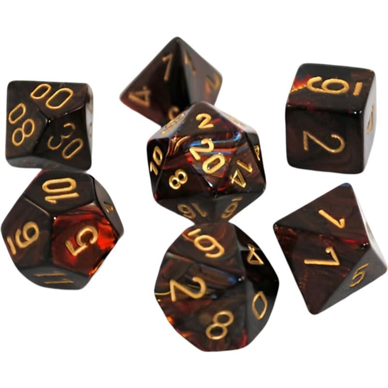 Chessex Scarab - Blue Blood/Gold CHESSEX