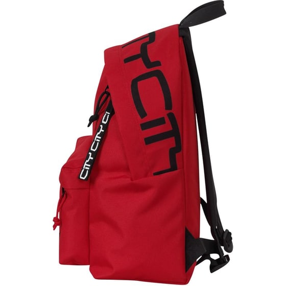 Τσάντα Πλάτης City The Drop Letters On Red 2 Θηκών Κόκκινο image 1