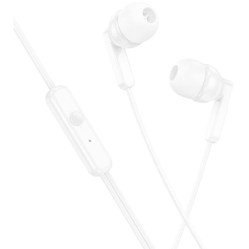 Hands Free Hoco M121 Bright Universal Earphones Hi-fi Stereo 3.5mm Λευκό 1.2m