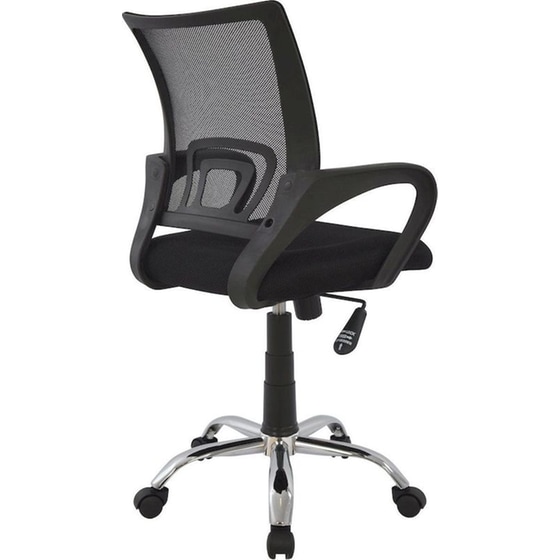 Καρέκλα Γραφείου ArteLibre Αλκυόνη από Ύφασμα Mesh - Μαύρη image 3