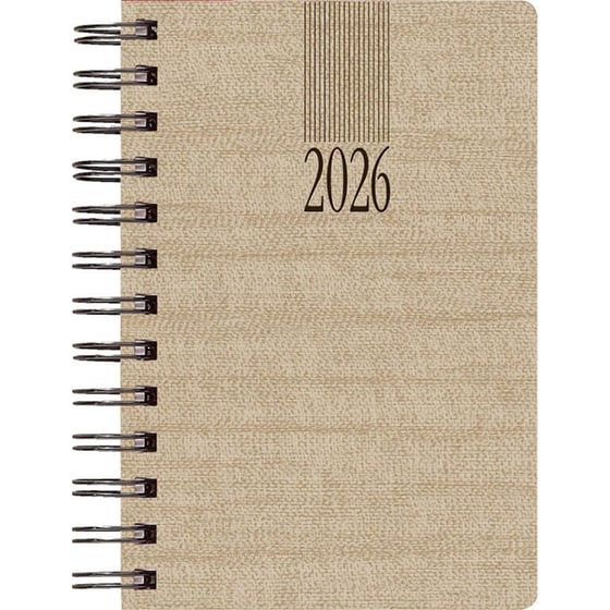 Ημερολόγιο Ημερήσιο 2026 Θεοφύλακτος 12M Kashmir Indiana Μπεζ image 0