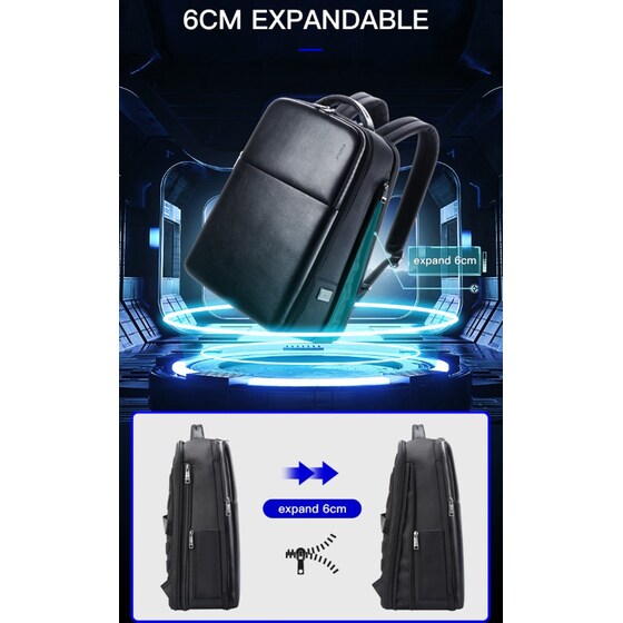 Τσάντα Laptop Bopai 61-18911 15.6" Αδιάβροχη - Μαύρο image 6