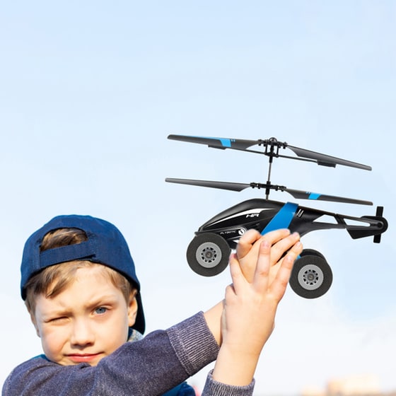 Silverlit Flybotic Air Wheelz Τηλεκατευθυνόμενο Ελικόπτερο - (7530-84778) image 5