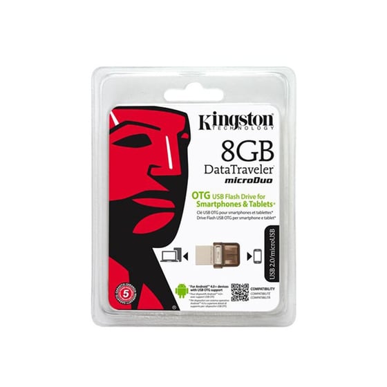 USB stick Kingston DataTraveler microDuo 8GB 2.0 Ασημί image 5