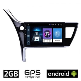 Ηχοσύστημα με Οθόνη Αφής 10'' Android GPS Wi-Fi Bluetooth 2GB/16GB για Toyota Corolla (2017 - 2019)