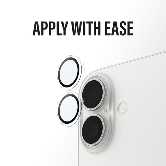 Προστατευτικό καμερών Apple iPhone 17/iPhone 16/iPhone 16 Plus - PanzerGlass Hoops Camera Lens Protection - Clear Edition image 9