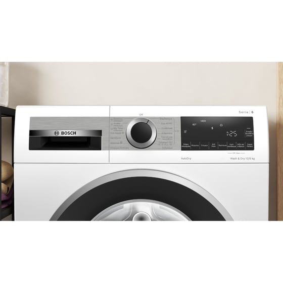BOSCH WNA14411GR 10.5kg/6kg 1.400 Στροφές Λευκό Πλυντήριο Στεγνωτήριο image 4