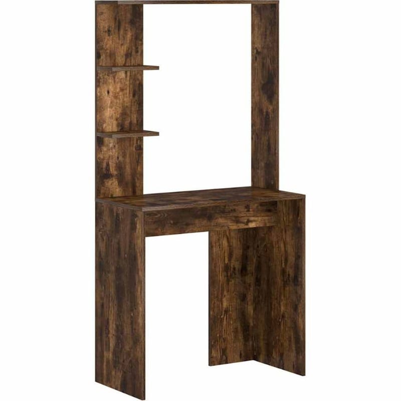 Γραφείο VidaXL από Επεξεργασμένο Ξύλο 78,5x37x154,5 cm - Καπνιστή Δρυς