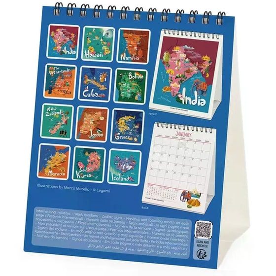 Ημερολόγιο Γραφείου Legami 2026 Lets Travel image 3