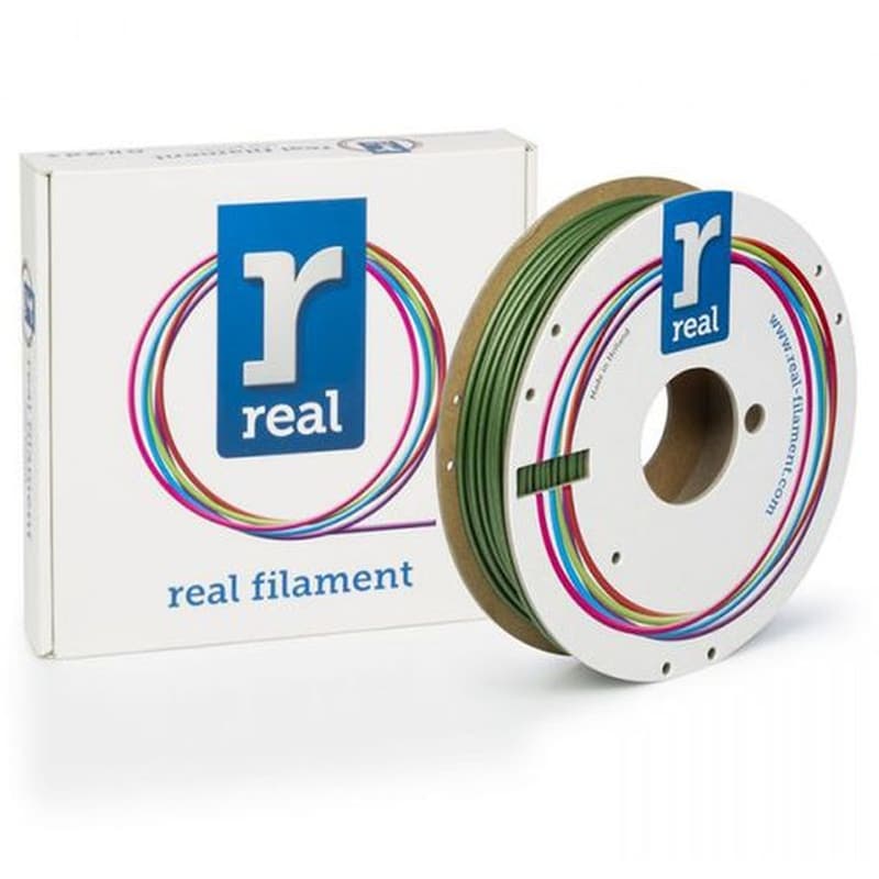 REAL FILAMENTS REAL FILAMENTS νήμα 3D εκτυπωτή PLA Sparkle - 0.5kg 2.85mm - Πράσινο