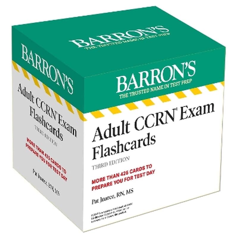 Adult CCRN Exam Flashcards, Third Edition: Up-to-Date Review and Practice + Sorting Ring for Custom Study