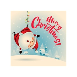 Χριστουγεννιάτικη Κάρτα Happy Cards Άγιος Βασίλης