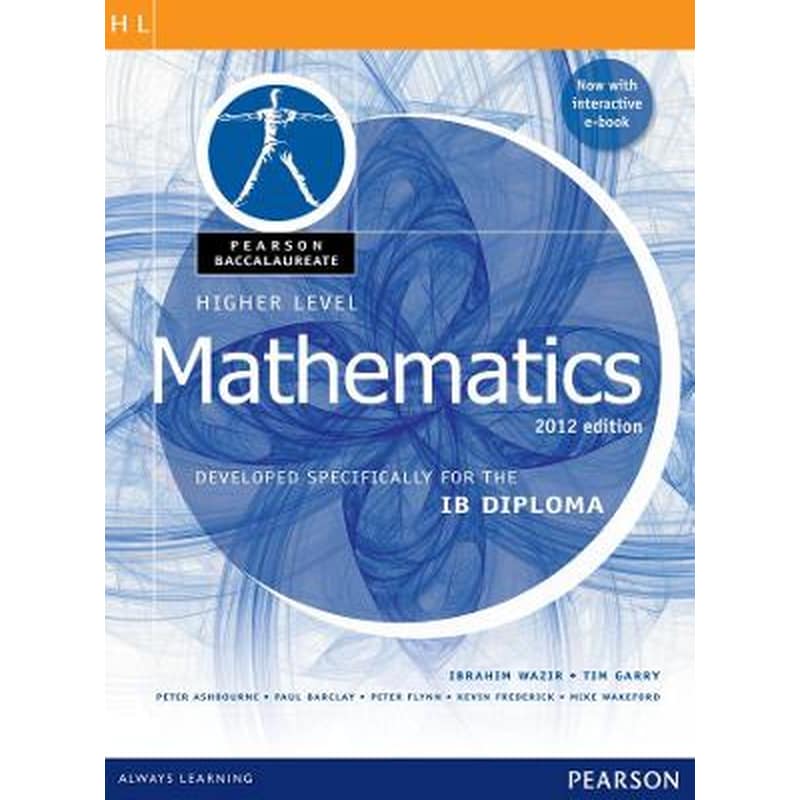 Pearson Baccalaureate Higher Level Mathematics second edition print and ebook bundle for the IB Diploma