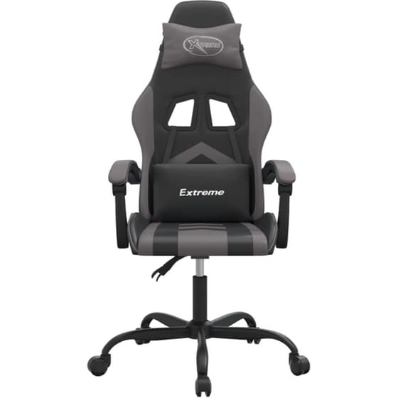Καρέκλα Gaming VIDAXL 3143894 από Τεχνητό Δέρμα - Γκρι image 1