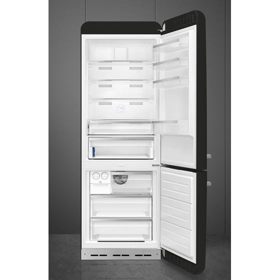 SMEG FAB38RBL5 481 Lt Μαύρο Ψυγειοκαταψύκτης image 1