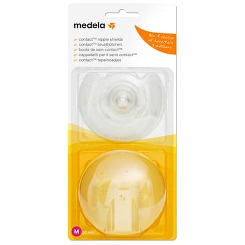 MEDELA Ψευδοθηλες Σιλικονης Με Θηκη Medela Nipple Shield Contact Medium (200.1594)