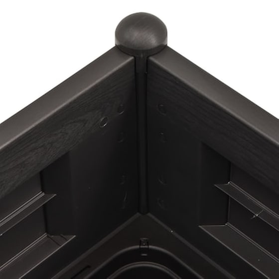 Vidaxl Ζαρντινιέρα Υπερυψωμένη Ανθρακί 100x43x35 Εκ. Πολυπροπυλένιο image 5