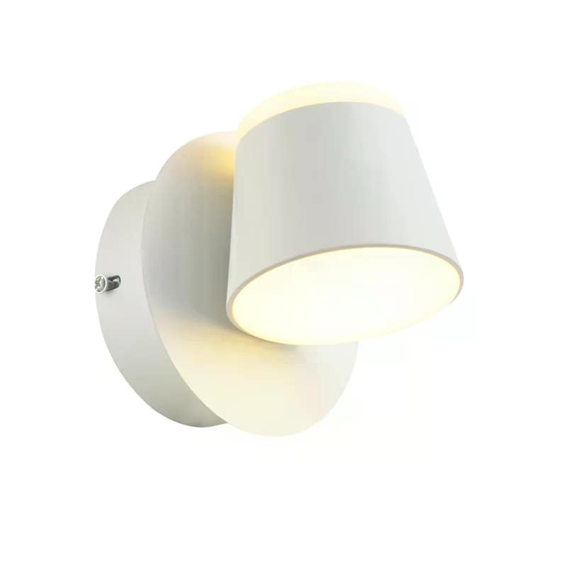 ACA DECOR Σποτ Μονόφωτο Led Aca Μεταλλικό 13x12 cm - Λευκό