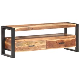 Έπιπλο Τηλεόρασης VidaXL Ξύλινο/Μεταλλικό 120x35x45cm - Καφέ