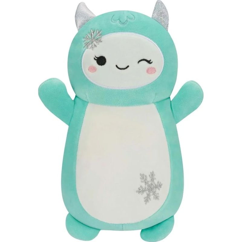 Λούτρινο Squishmallow Hugmees Xmas Yollie The Yeti Wave 2 35εκ