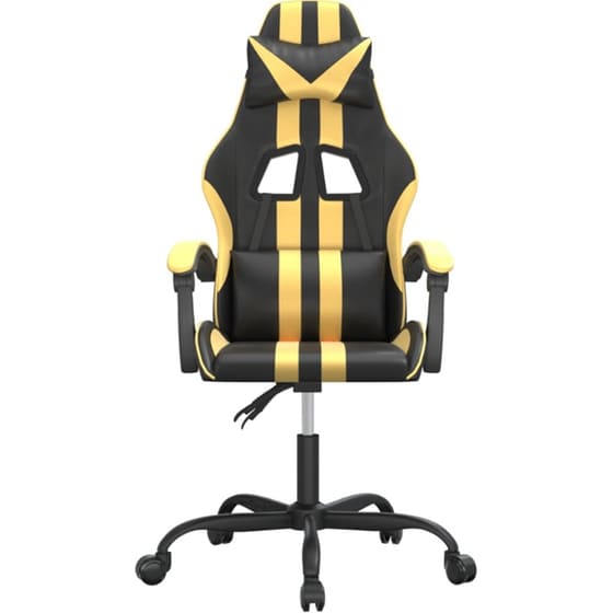Καρέκλα Gaming VIDAXL 349521 από Τεχνητό Δέρμα - Μαύρο image 1