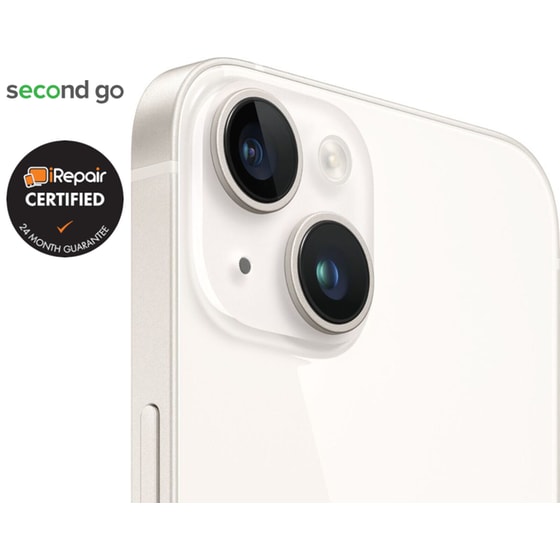 Μεταχειρισμένο Apple iPhone 14 256GB Starlight second go Certified by iRepair image 5