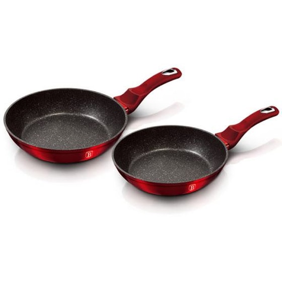 Σετ Τηγάνια BERLINGER BH-1612NF 2 τμχ Κόκκινο image 0