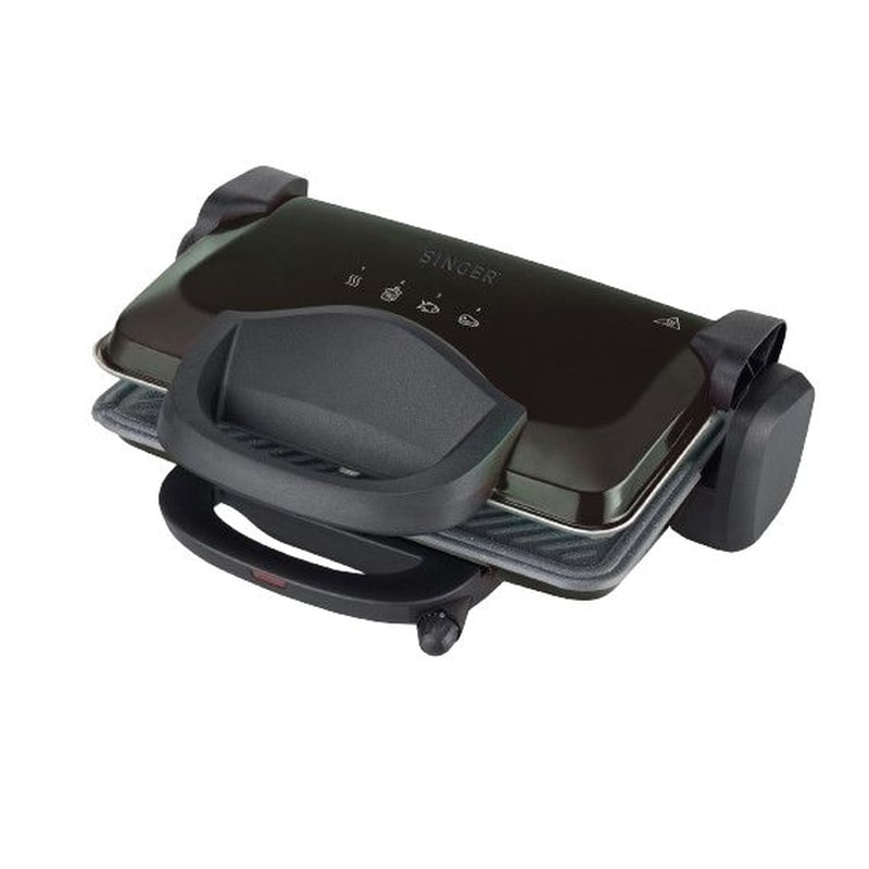 SINGER SINGER CG-1800AN CONTACT GRILL 1800 W Μαύρη/Ανθρακί Τοστιέρα