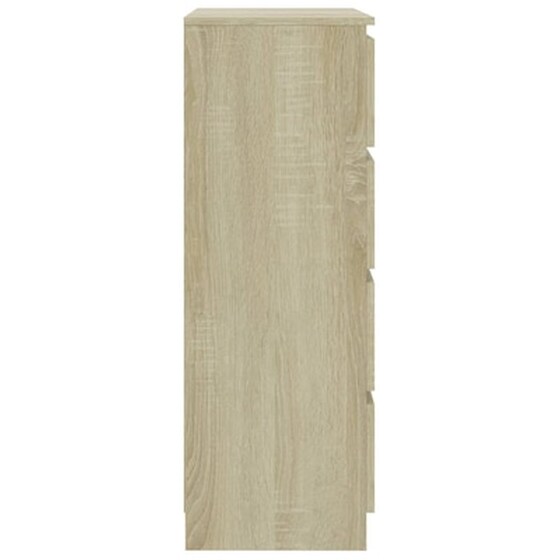 Vidaxl Συρταριέρα Sonoma Δρυς 60 X 35 X 98,5 Εκ. Από Μοριοσανίδα image 5