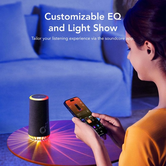 Anker Soundcore Glow Portable Bluetooth Speaker 30w image 6