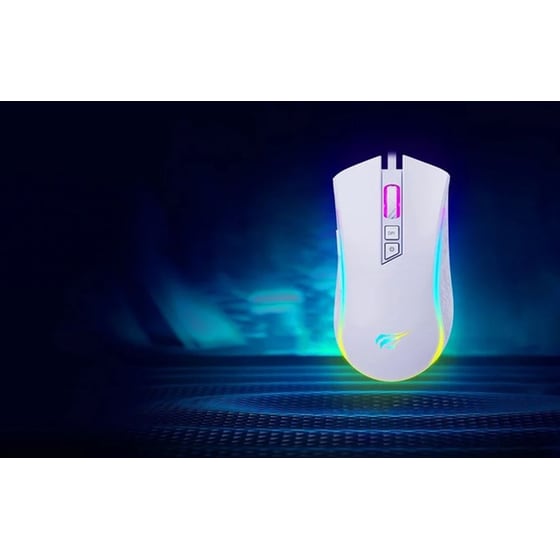 Havit MS1034 RGB Gaming Ενσύρματο Ποντίκι Λευκό image 8