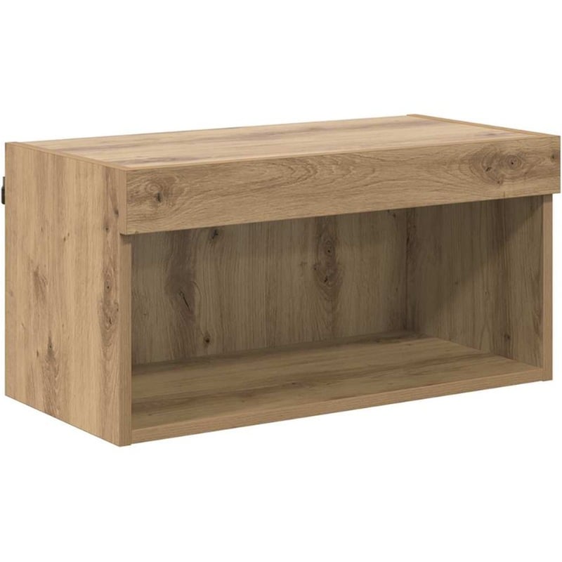 Έπιπλο Τηλεόρασης VidaXL με LED 60 x 30 x 30 cm - Artisan Δρυς