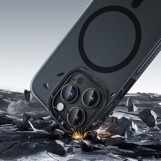 Θήκη Apple iPhone 15 Pro - Hoco Drop Proof Magnetic Series AS2 με MagSafe - Μαύρο image 1