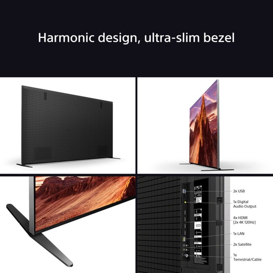 Sony BRAVIA 9 QLED (XR l Mini LED) 85" 4K HDR Google Smart Τηλεόραση K85XR90PAEP image 10