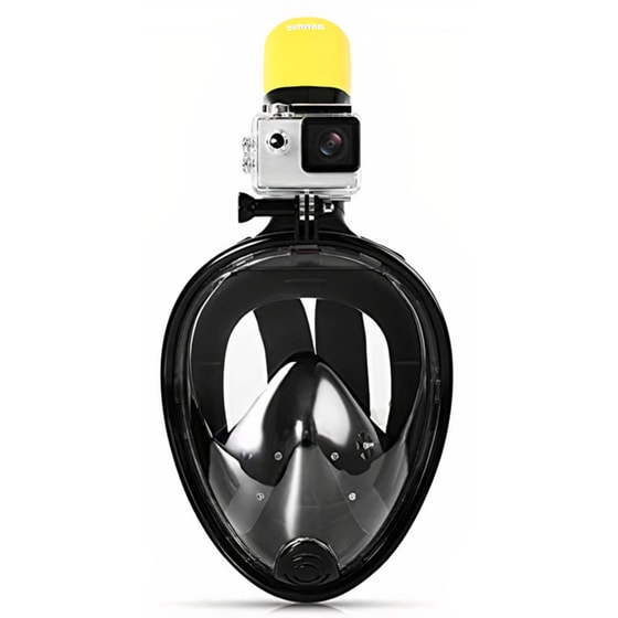 Μάσκα Θαλάσσης  για Ενήλικες Free Breath Full Face S/Μ 2068G από Σιλικόνη - Μαύρο image 0