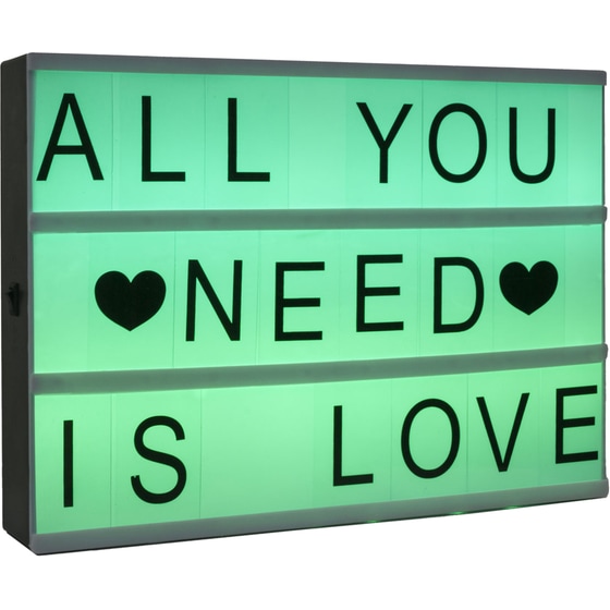 Διακοσμητικό Φωτιστικό Light Box Spitishop με Led 4.5x22cm - Λευκό image 2